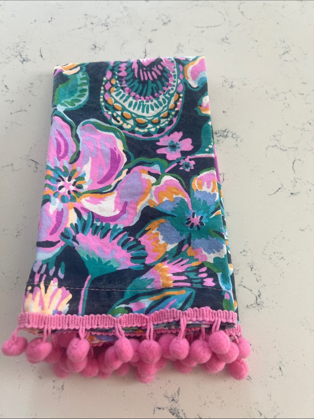 Lilly Pulitzer tea towel